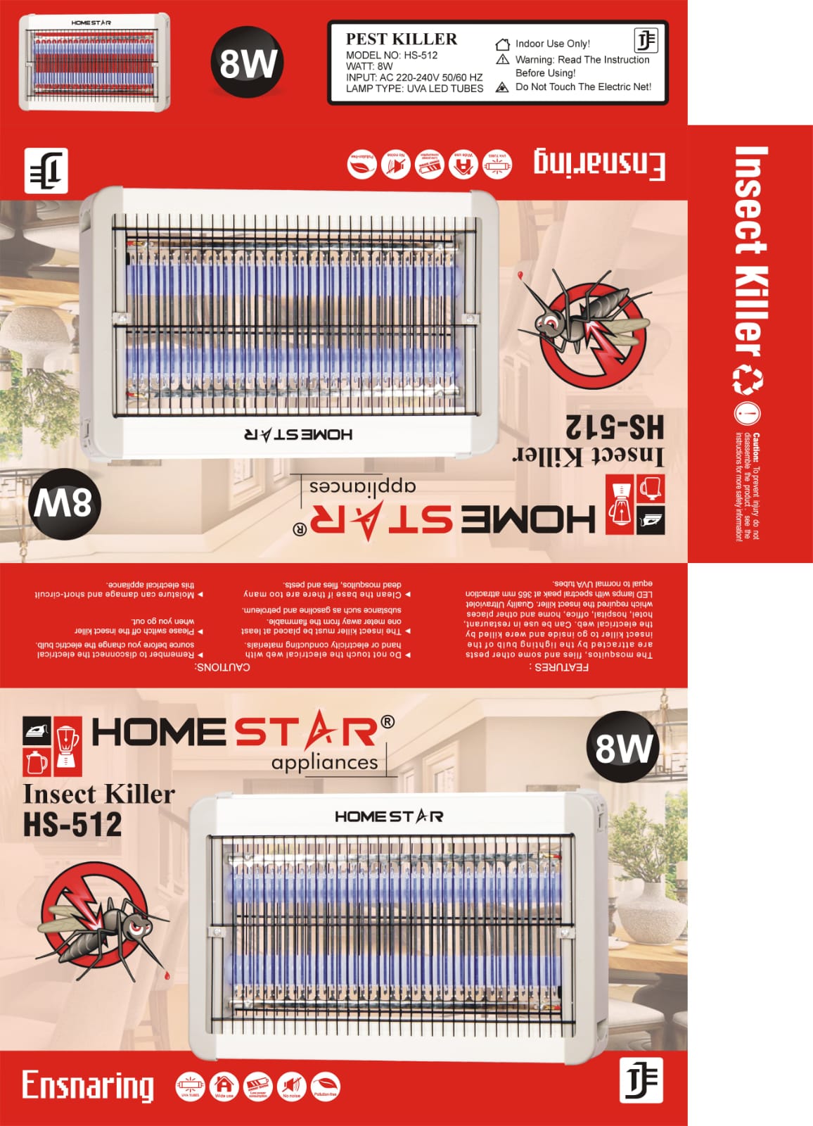 Home Star Imported Multi-Insect Killer Spray – Powerful Indoor & Outdoor Pest Control Solution