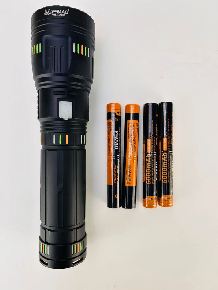 Yemao G‑600 Torch | 3KM Long Range | 40000mAh Battery| High Performance Lesser