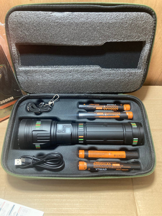 Yemao G‑600 Torch | 3KM Long Range | 40000mAh Battery| High Performance Lesser